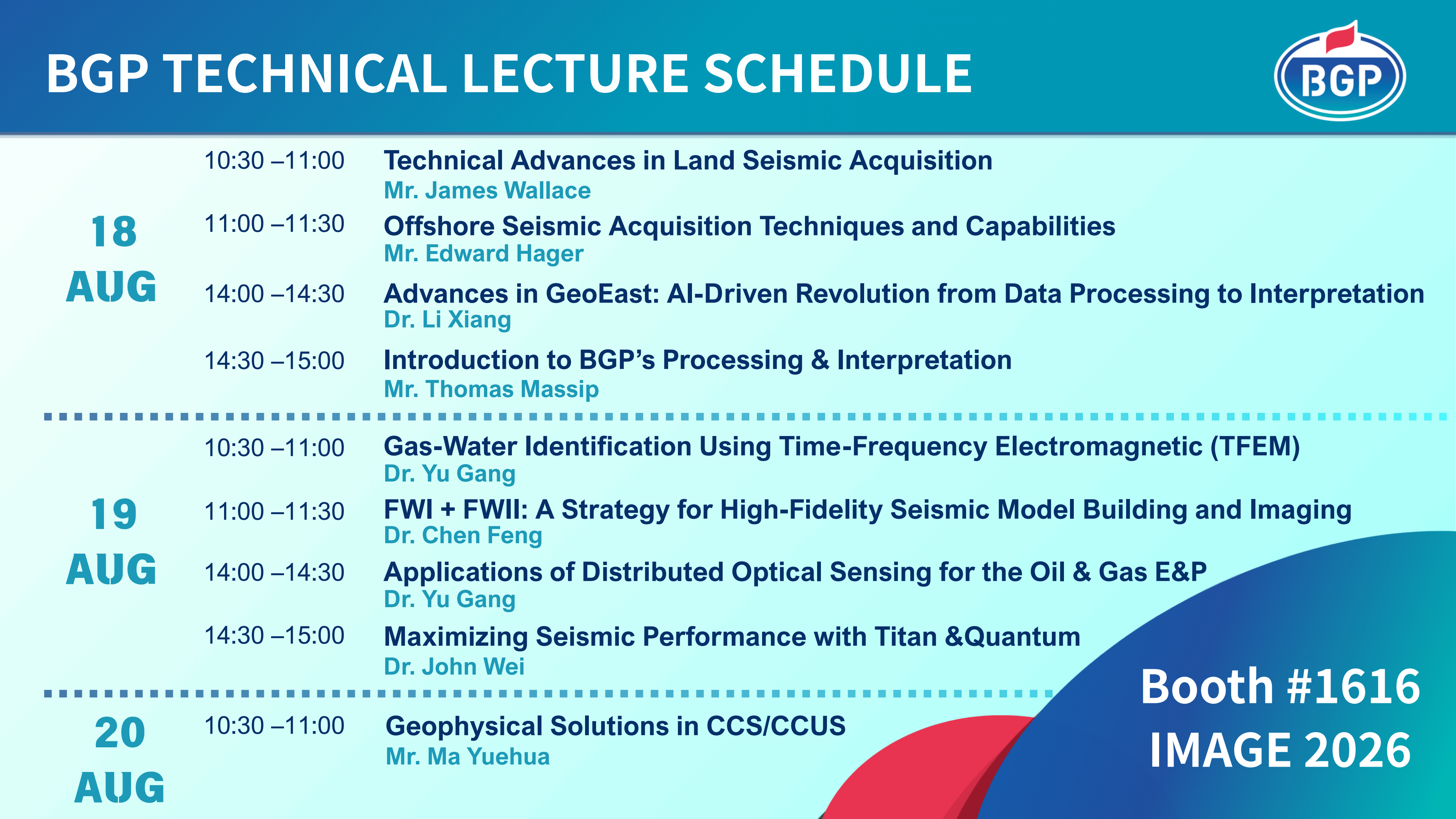 BGP Technical Lecture Schedule -IMAGE